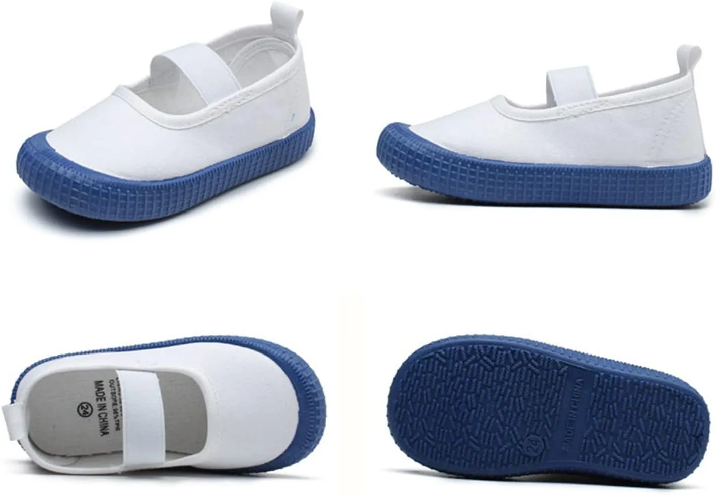 Sneaker for Toddler Toddler Baby Boy Girl Flat Shoes Bao Head One Foot Off Girl Canvas Shoes Soft Sole Casual