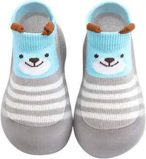 Sock Shoes for Kids Duck Boots Toddler Slip On Sneakers Non-Slip Rubber Sole B aby First Walking Shoes Lightweight