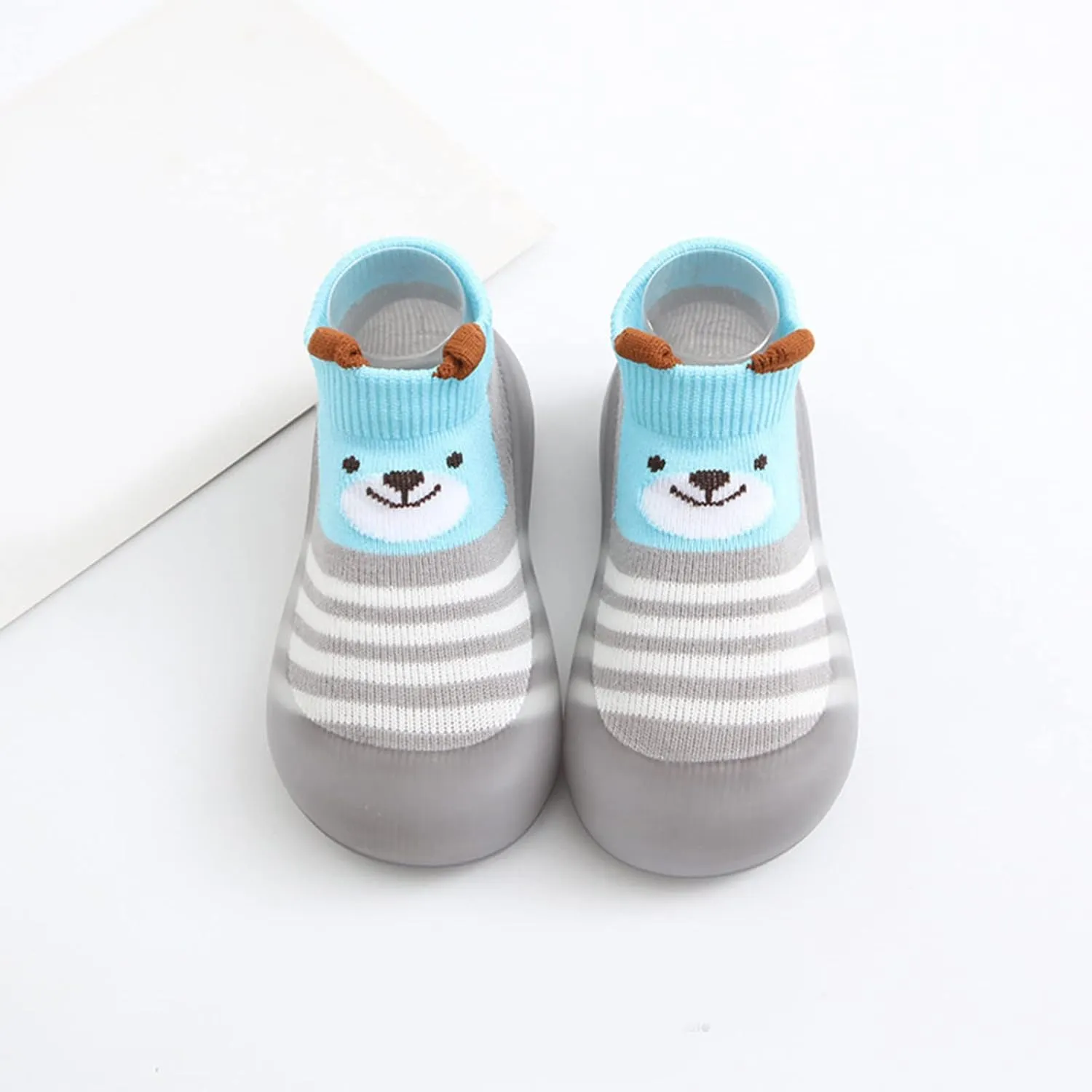Sock Shoes for Kids Duck Boots Toddler Slip On Sneakers Non-Slip Rubber Sole B aby First Walking Shoes Lightweight