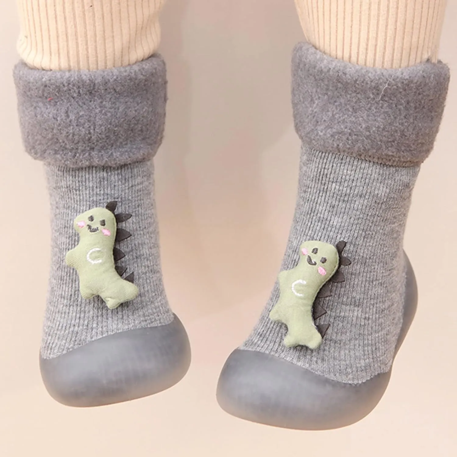 Sock Shoes Toddler Baby Shoes Boys Girls First Walking Shoes Non Slip Soft Sole Sneakers Toddler Grip Slippers