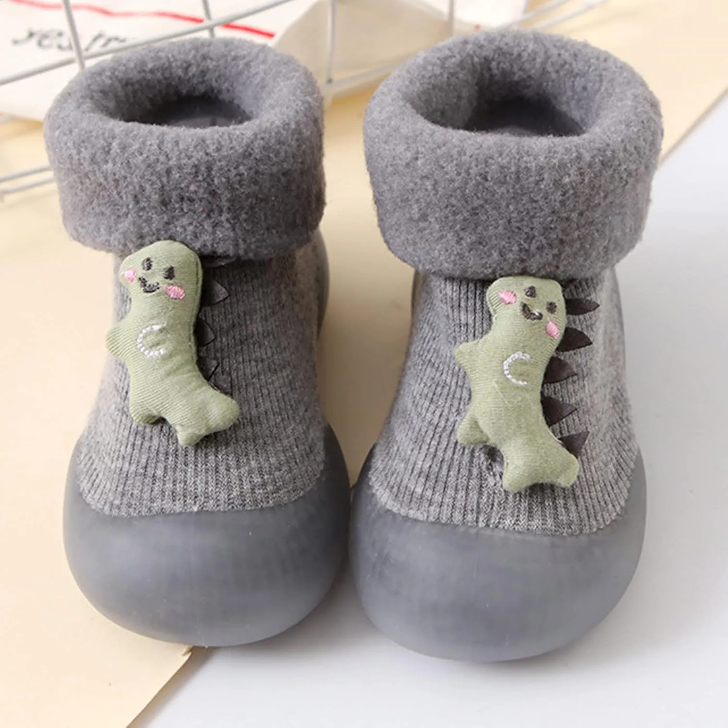 Sock Shoes Toddler Baby Shoes Boys Girls First Walking Shoes Non Slip Soft Sole Sneakers Toddler Grip Slippers