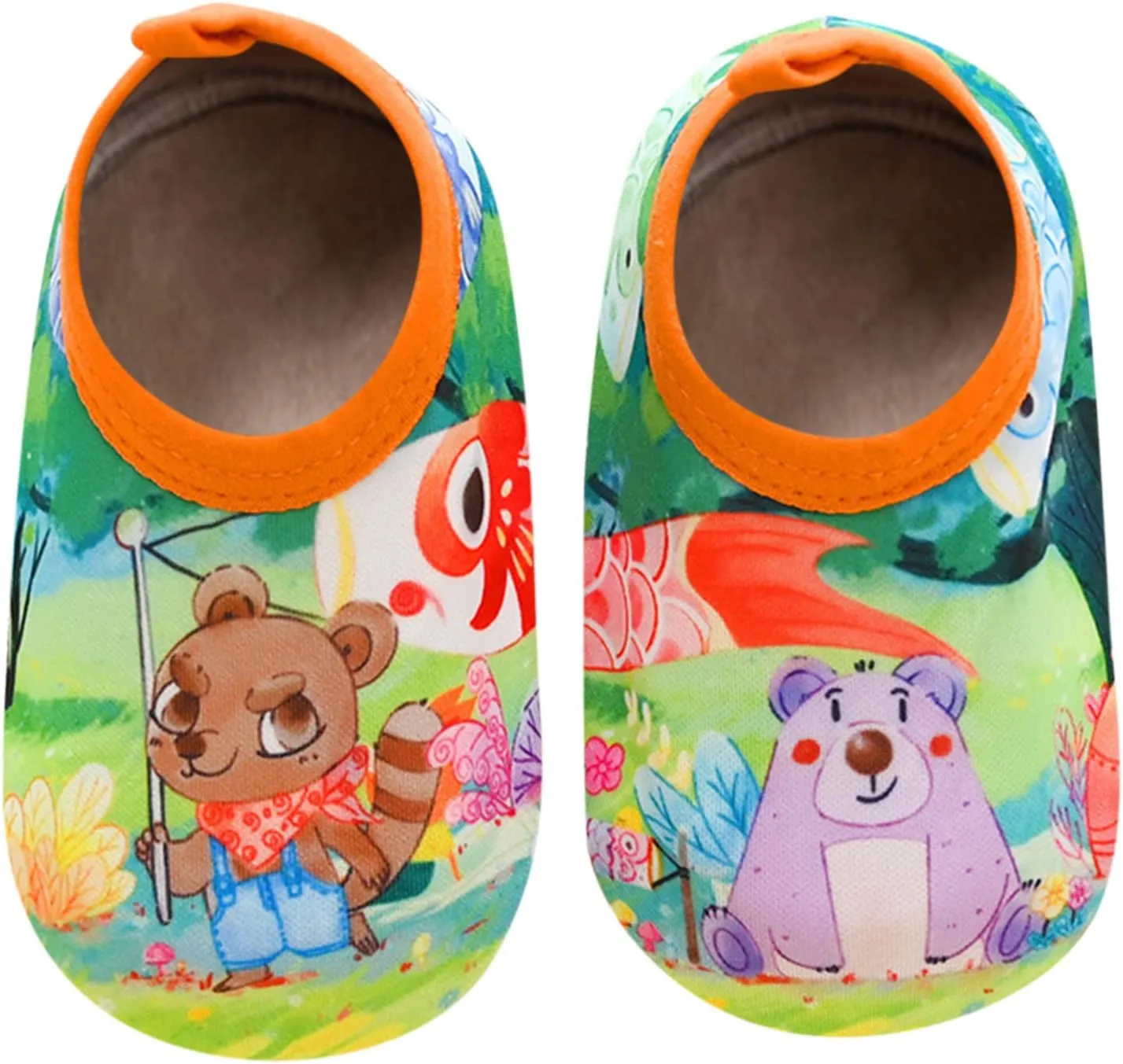 Socks Soft Slip Thick Shoes Children Babies First Sole Prewalker Walkers Cartoon Soles Non With Water Shoes for Kids