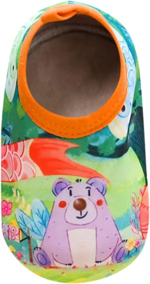 Socks Soft Slip Thick Shoes Children Babies First Sole Prewalker Walkers Cartoon Soles Non With Water Shoes for Kids