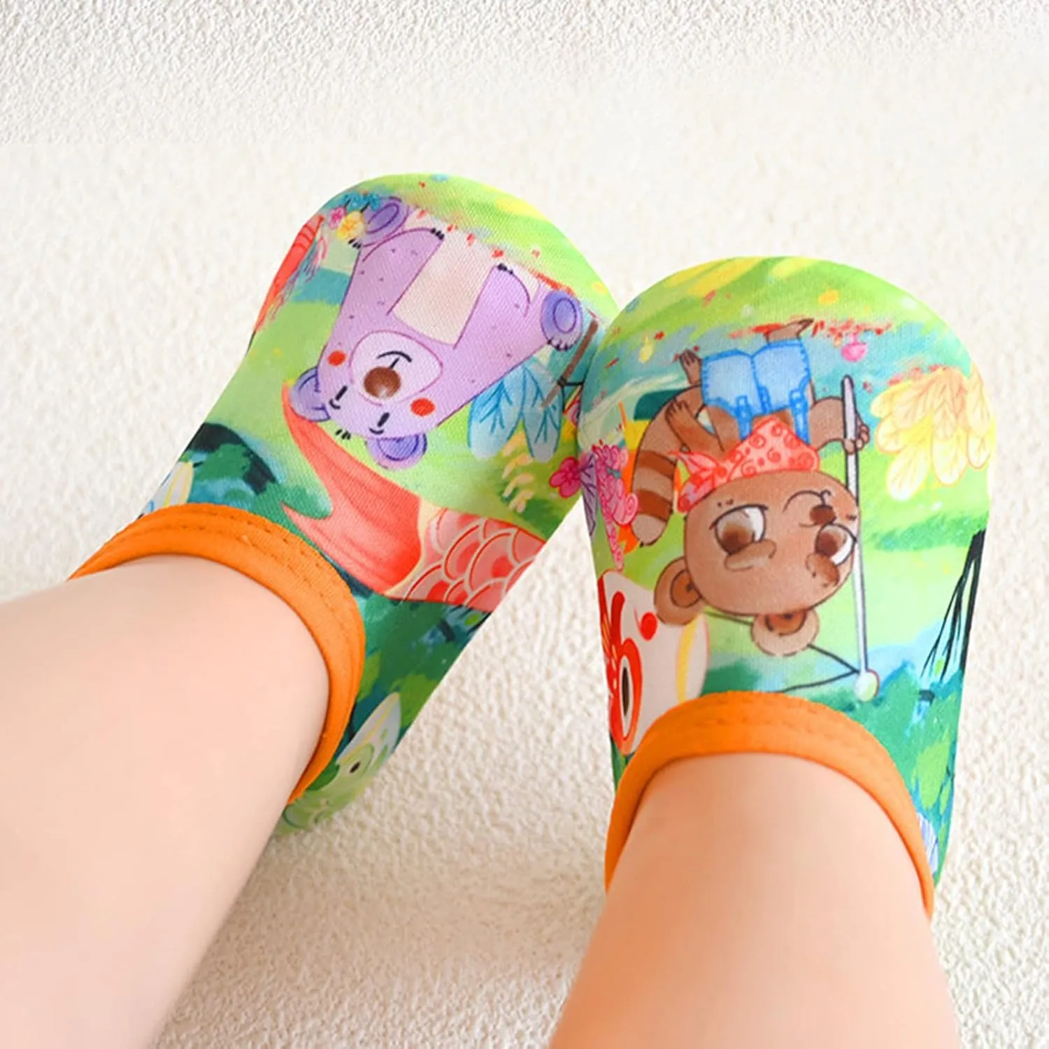 Socks Soft Slip Thick Shoes Children Babies First Sole Prewalker Walkers Cartoon Soles Non With Water Shoes for Kids