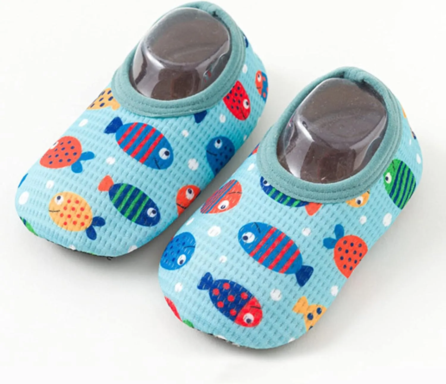 Sole Socks with Fleece Children Slip Babies Soft Soles Thick First Non Shoes Running Shoes for (B, 15-18 Months)