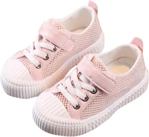 Spring and Summer New Mesh Rubber Sole Non Slip Children's Cute Casual Sports Shoes Girl Tennis Shoes Size 13