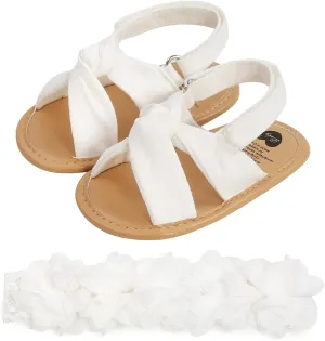 Summer Baby Girls Fashion Kid Soft Sole First First Walking Multi-color Walking Shoe Footwear Beach Toddlers Princess 0-18M