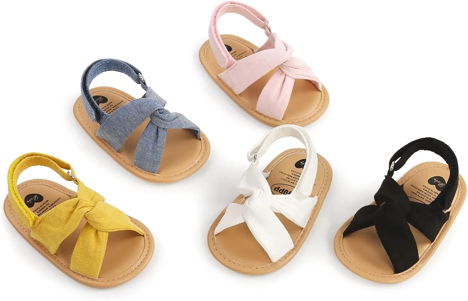 Summer Baby Girls Fashion Kid Soft Sole First First Walking Multi-color Walking Shoe Footwear Beach Toddlers Princess 0-18M