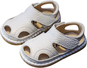 Summer Baby Sandals 0 3 Years Old Boy Toddler Shoes Soft Sole Baby Girl Leather Breathable Beach Newborn Shoes for Boys