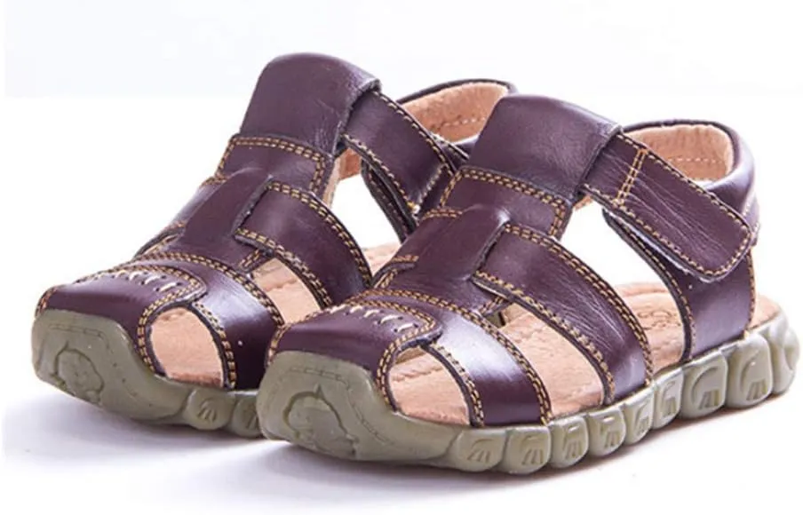 Summer Breathable Sandals Girl Boys Toddler Kid Casual Sport Shoe Soft Closed-Toe Retro