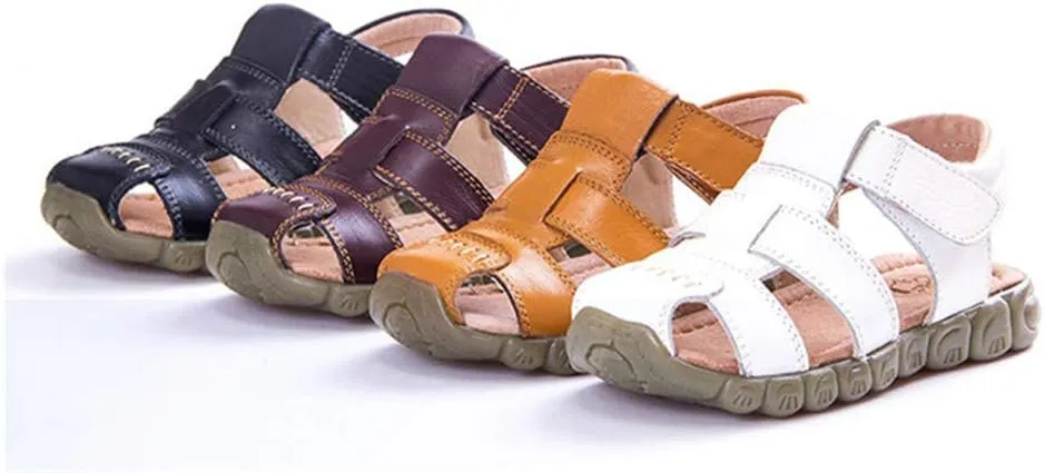 Summer Breathable Sandals Girl Boys Toddler Kid Casual Sport Shoe Soft Closed-Toe Retro