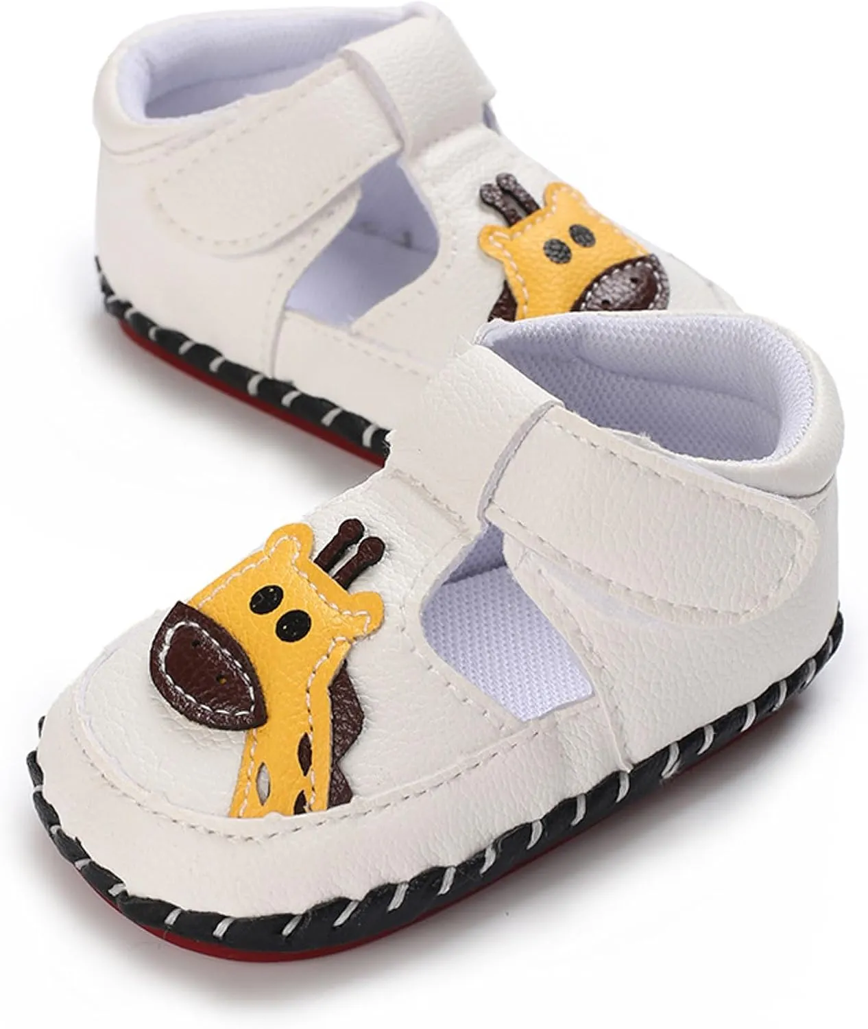 Summer Children Infant Toddler Shoes Boys and Girls Sports Flat Bottom Round Toe Lightweight Cartoon Toddler Shows