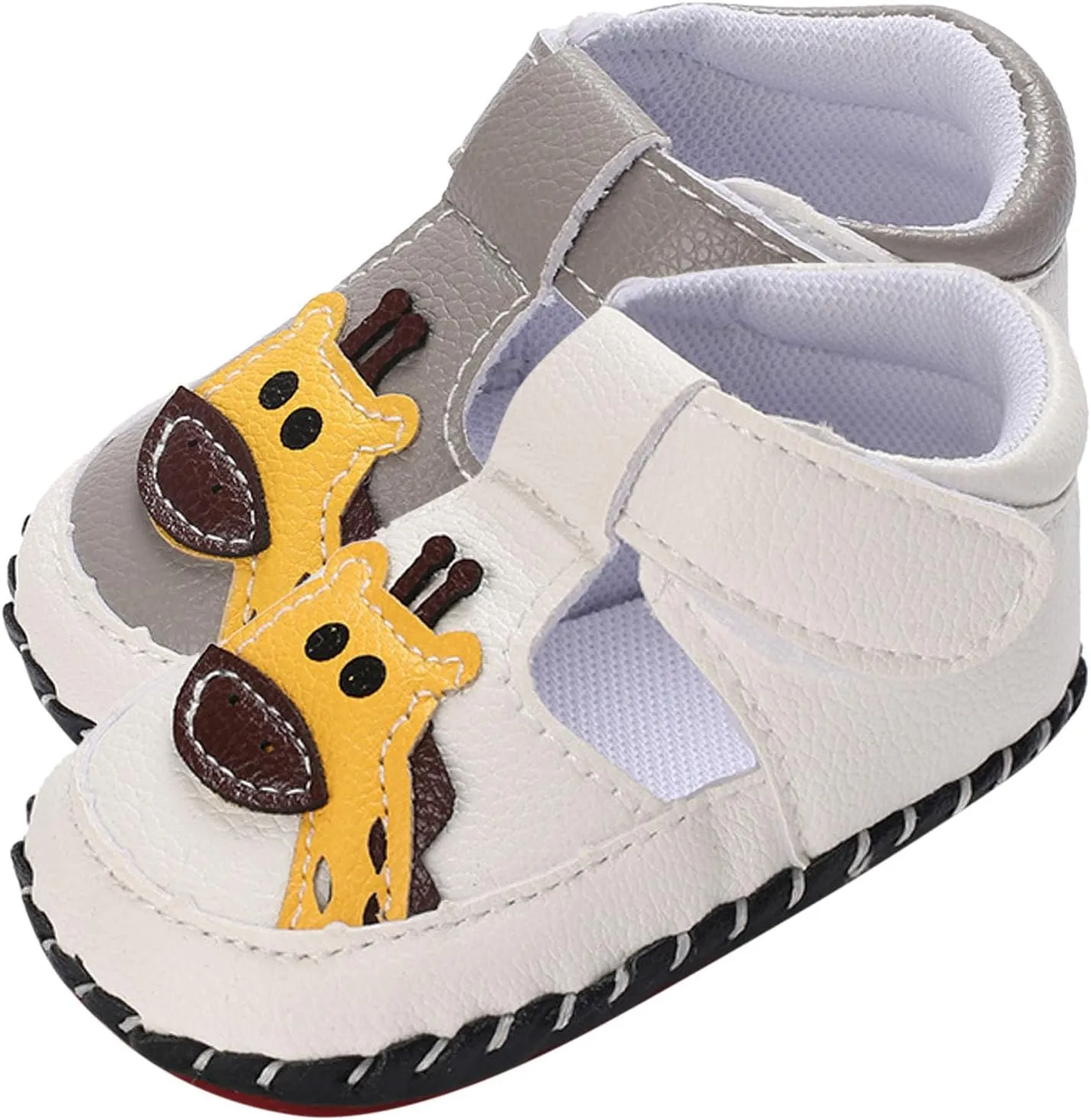 Summer Children Infant Toddler Shoes Boys and Girls Sports Flat Bottom Round Toe Lightweight Cartoon Toddler Shows