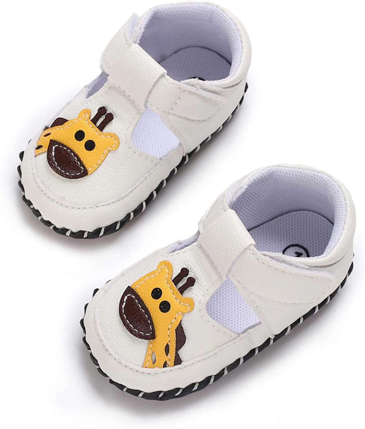 Summer Children Infant Toddler Shoes Boys and Girls Sports Flat Bottom Round Toe Lightweight Cartoon Toddler Shows