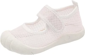 Summer New Hollowed Breathable Mesh Shoes Boys Baotou Anti Kick Sandals Girls Solid Color Beach Slides Shoes for Kids