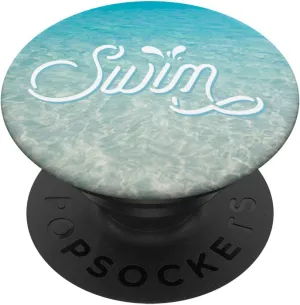 Swim Pop Socket PopSockets PopGrip: Swappable Grip for Phones & Tablets