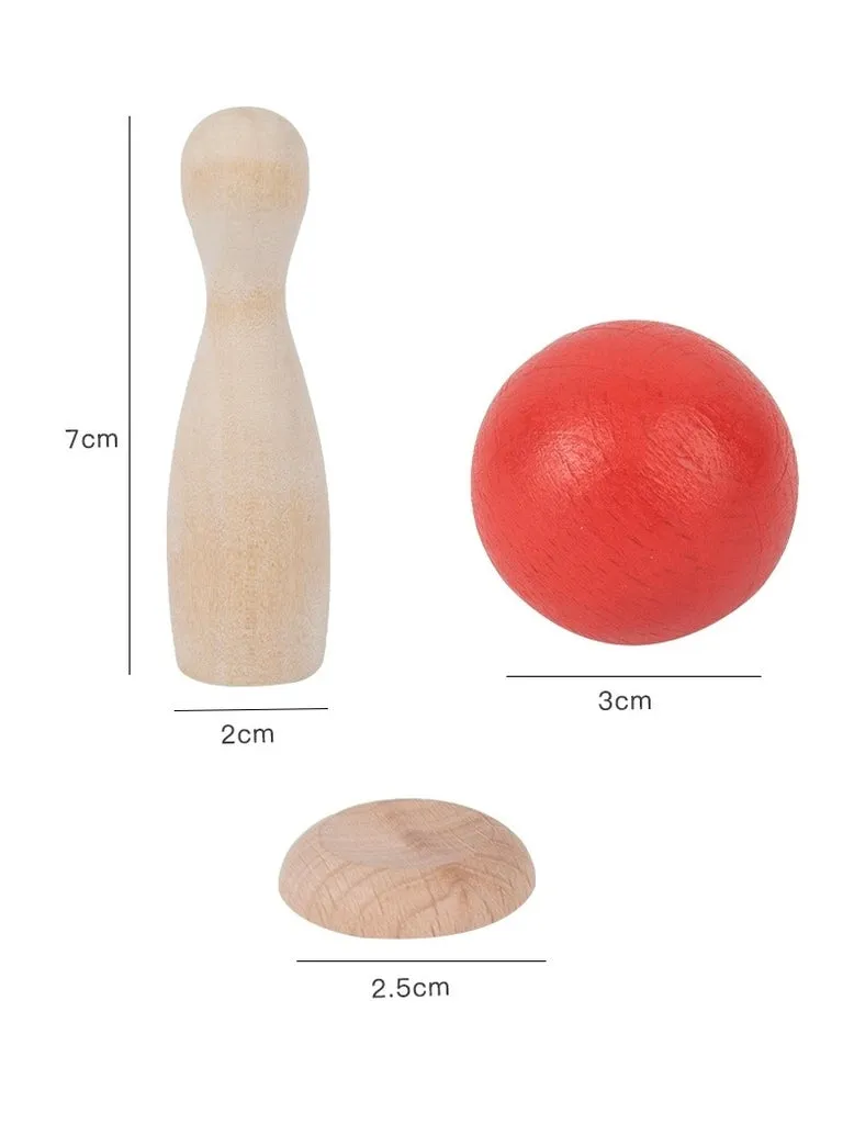 Table bowling playset