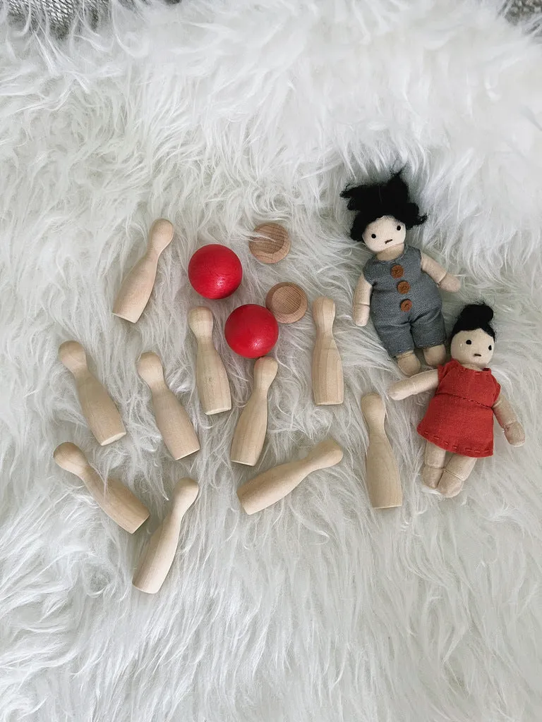 Table bowling playset