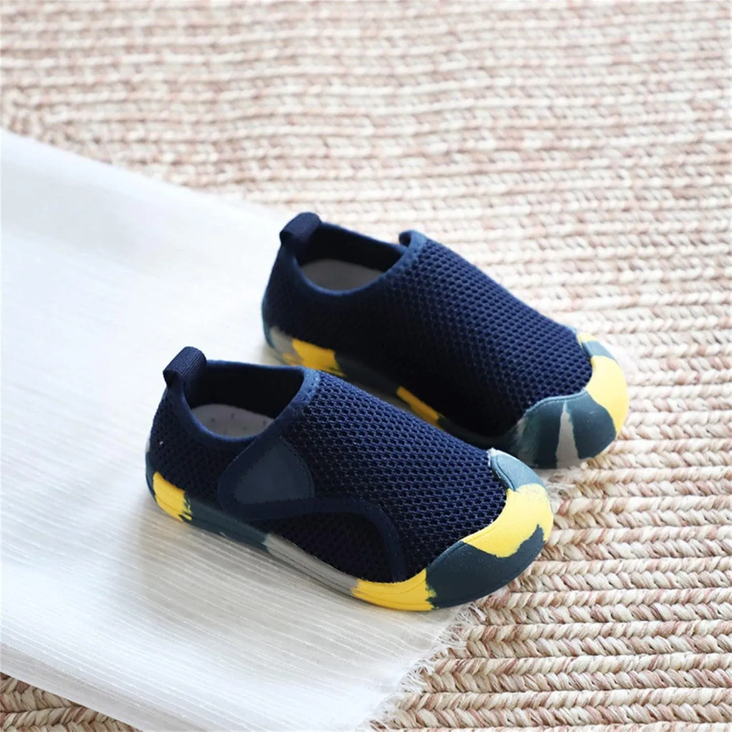 Toddler Baby Boy Girl Shoes Breathable Shoes Baotou Sneakers Mesh Baby Soft Sole Fashion Unisex Girls