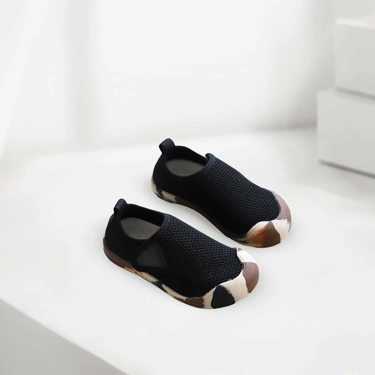 Toddler Baby Boy Girl Shoes Breathable Shoes Baotou Sneakers Mesh Baby Soft Sole Fashion Unisex Girls