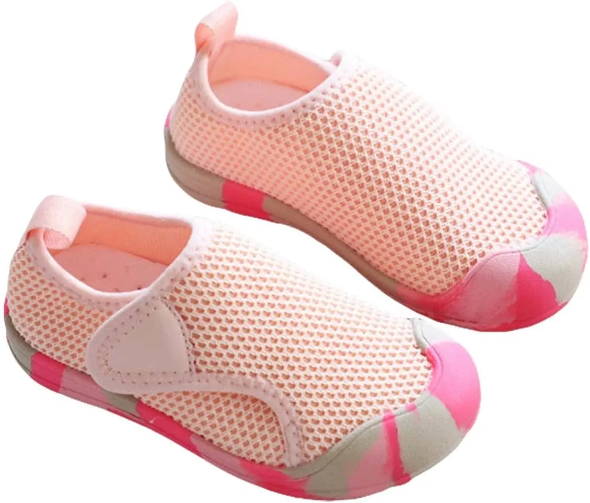 Toddler Baby Boy Girl Shoes Breathable Shoes Baotou Sneakers Mesh Baby Soft Sole Fashion Unisex Light up Shoes