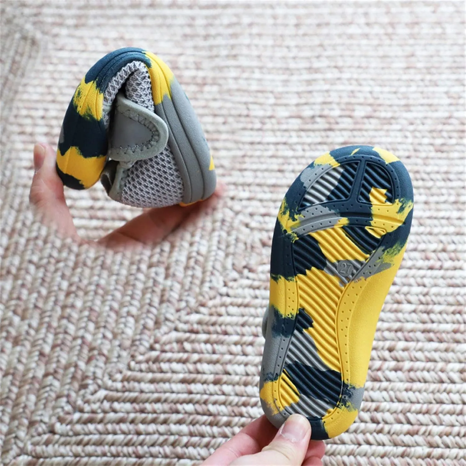 Toddler Baby Boy Girl Shoes Breathable Shoes Baotou Sneakers Mesh Baby Soft Sole Fashion Unisex Shoes for Kids