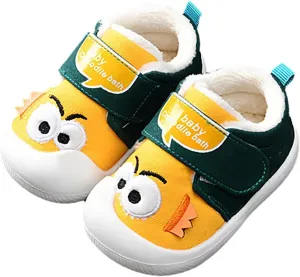 Toddler Baby Boy Girl Sneakers Fall and Winter Soft Sole Non Slip Padded Cotton Shoes Lightweight Shoes 4c Boy