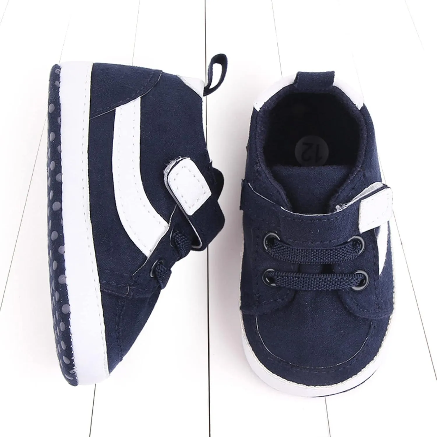Toddler Baby Boys Girls High Tops Ankle Sneakers Infant Newborn Prewalker Soft Anti-Slip Sole occasins Shoes