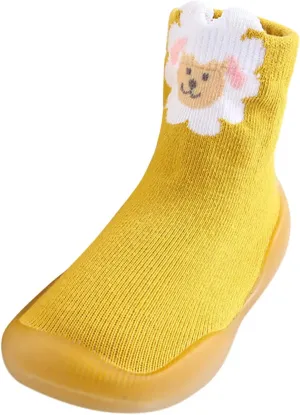 Toddler Baby Boys Girls Solid Warm Knit Soft Sole Rubber Shoes Socks Slipper Slippers for Men Non Slip