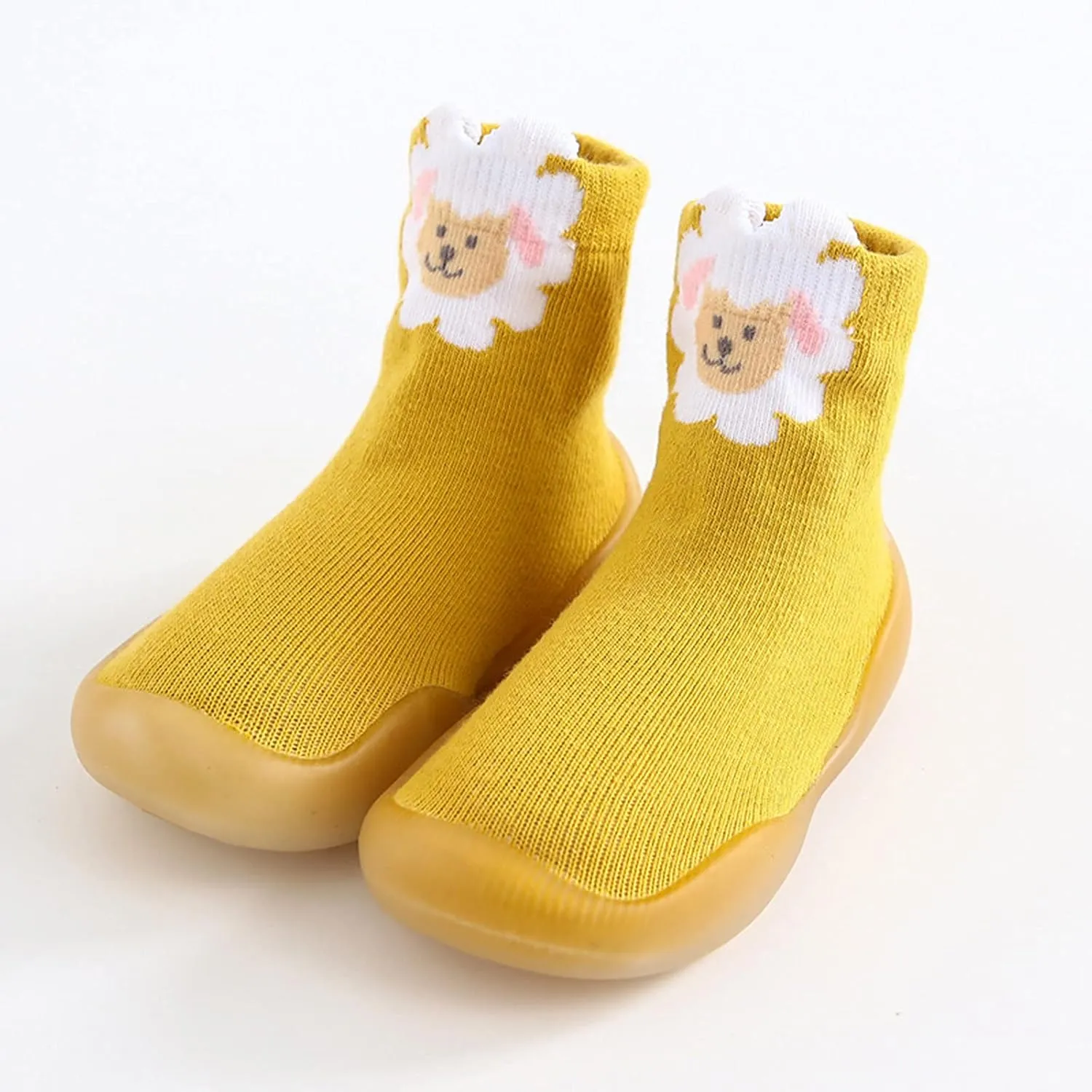 Toddler Baby Boys Girls Solid Warm Knit Soft Sole Rubber Shoes Socks Slipper Slippers for Men Non Slip