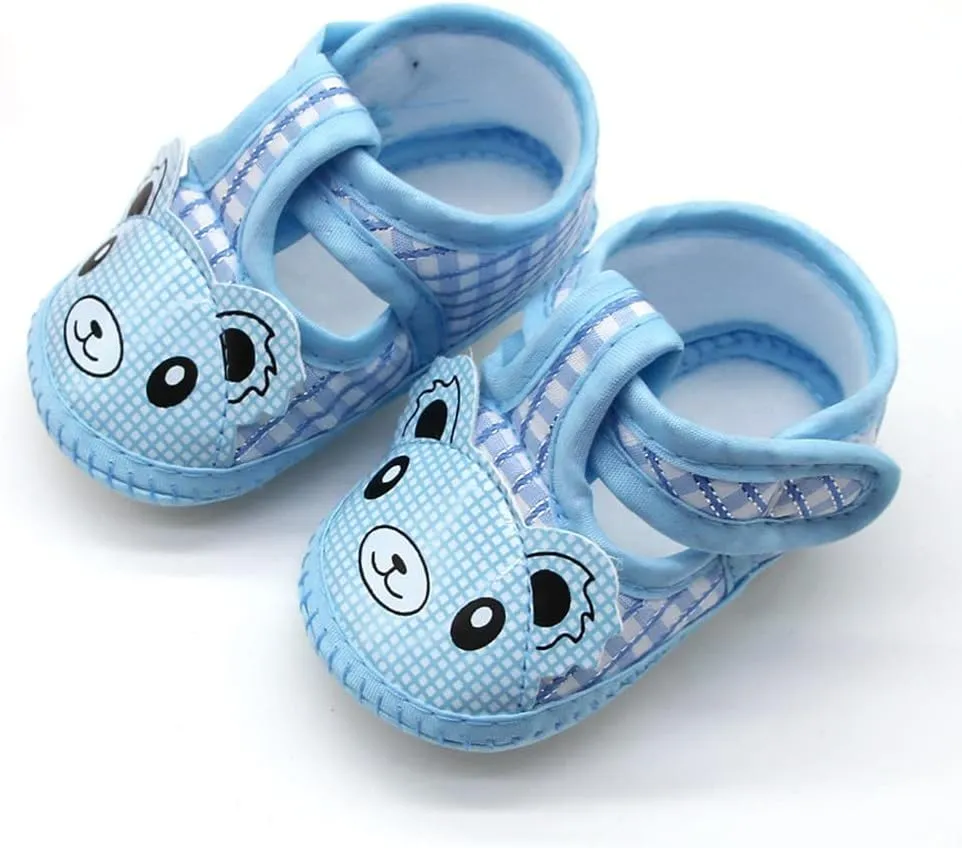 Toddler Baby Boys Slip on Shoes Newborn Baby Girls Cartoon Prewalker Soft Sole Sandals Single Shoes Walking Shoes