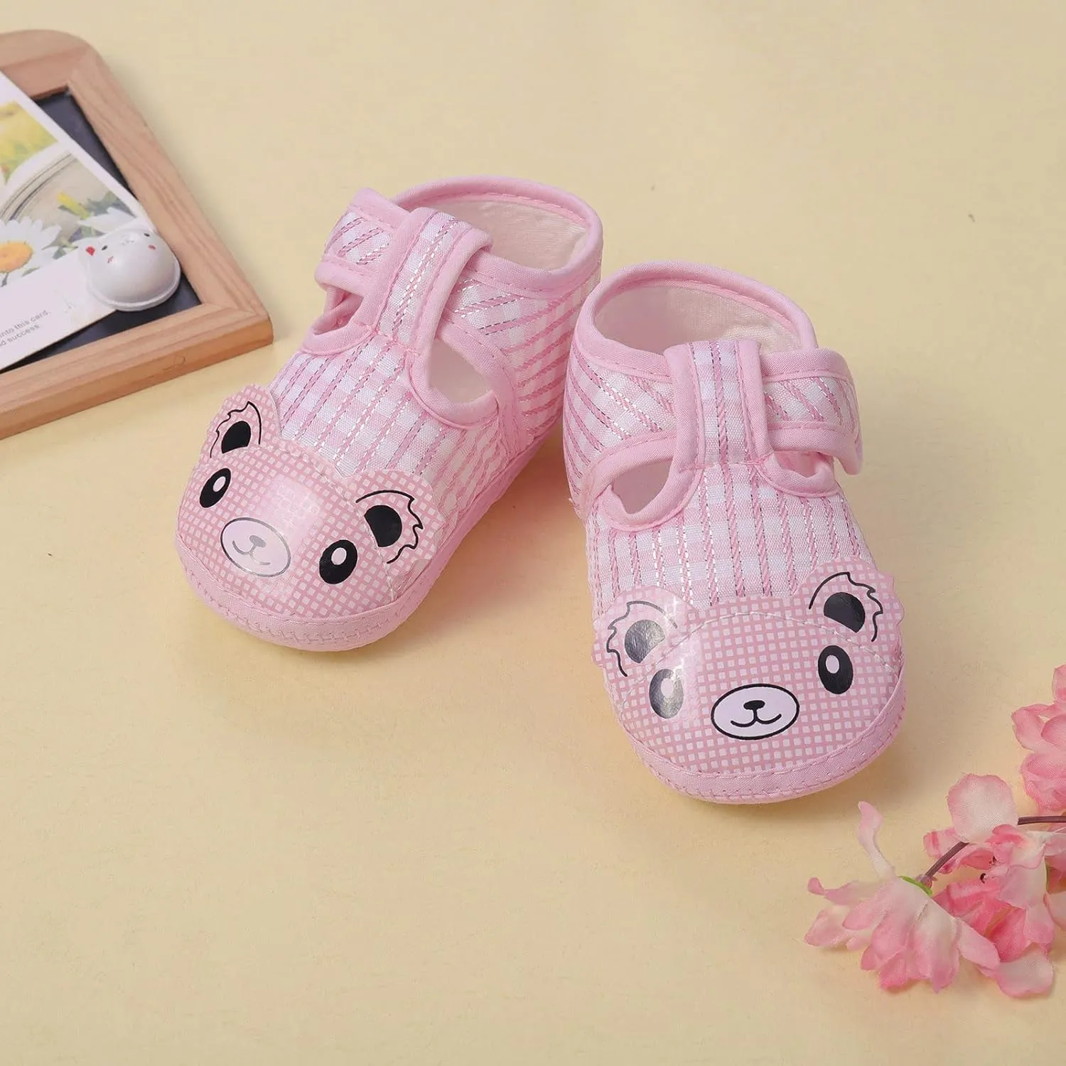 Toddler Baby Boys Slip on Shoes Newborn Baby Girls Cartoon Prewalker Soft Sole Sandals Single Shoes Walking Shoes