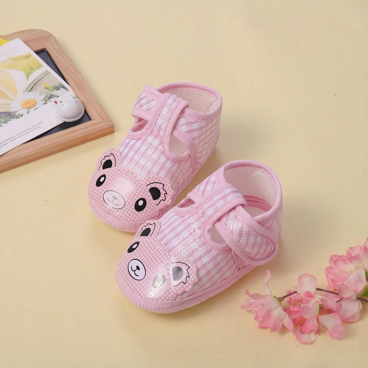 Toddler Baby Boys Slip on Shoes Newborn Baby Girls Cartoon Prewalker Soft Sole Sandals Single Shoes Walking Shoes