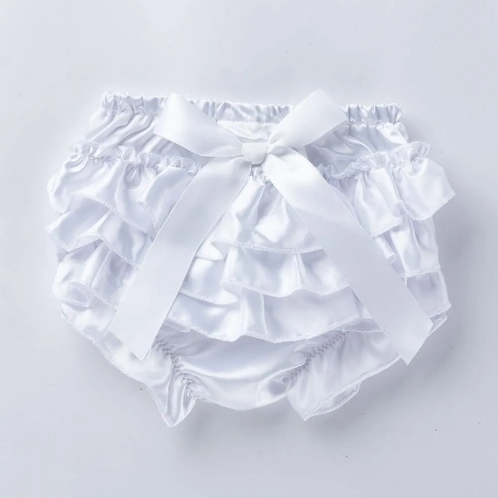 Toddler Baby Infant Girl Bowknot Ruffle Nappy Underwear Panty Baby Shoes