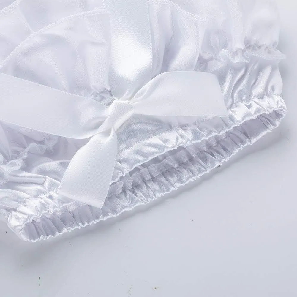 Toddler Baby Infant Girl Bowknot Ruffle Nappy Underwear Panty Baby Shoes