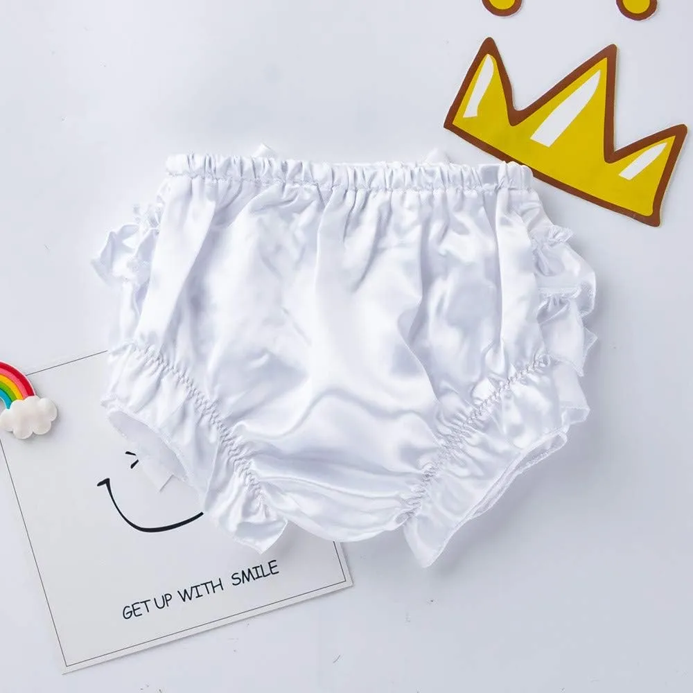 Toddler Baby Infant Girl Bowknot Ruffle Nappy Underwear Panty Baby Shoes