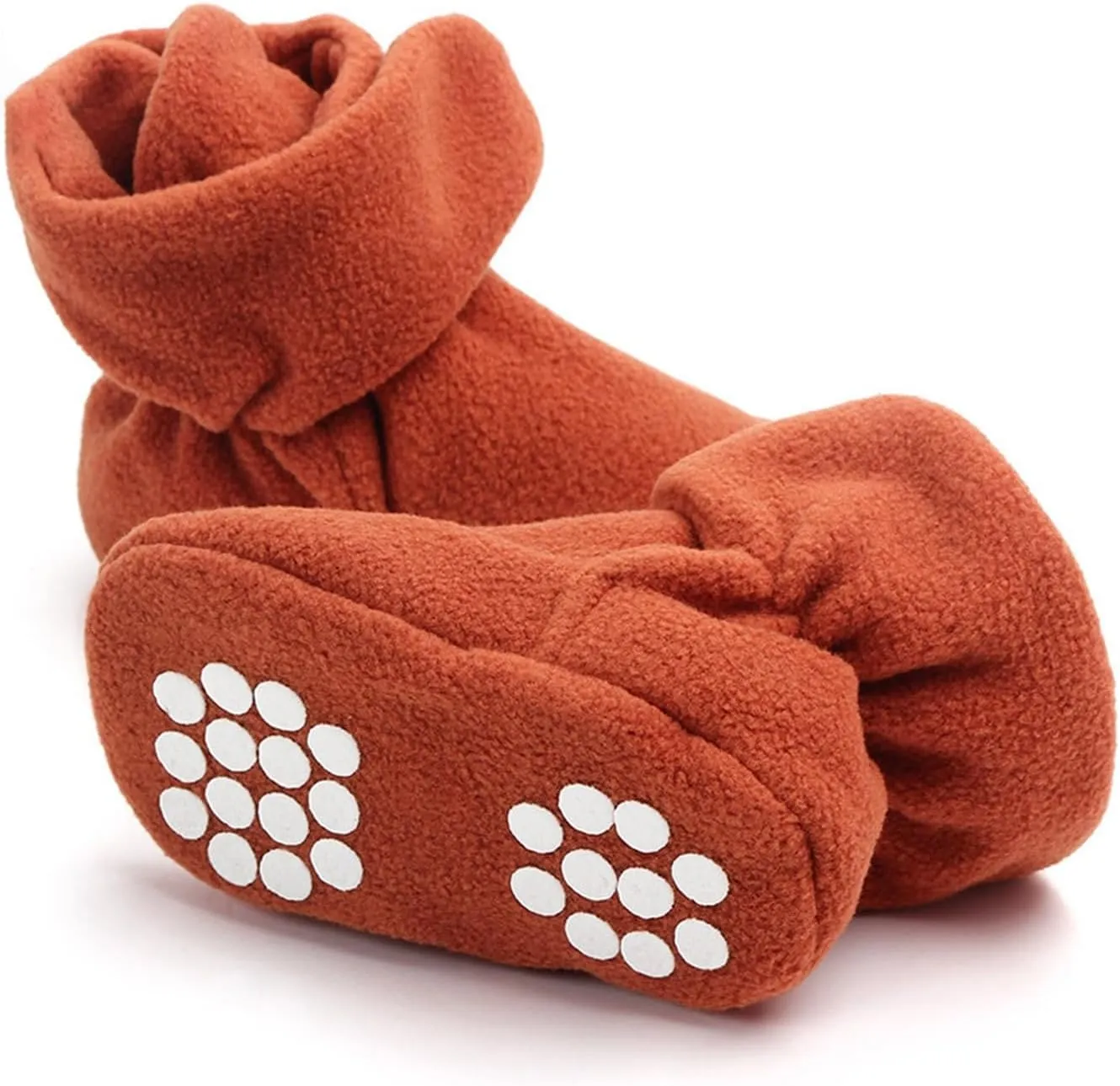 Toddler Baby Shoes Socks Solid Color Patchwork Knitted Plush Baby Socks Shoes for 0 to 12Months Toddler Girl Sandals