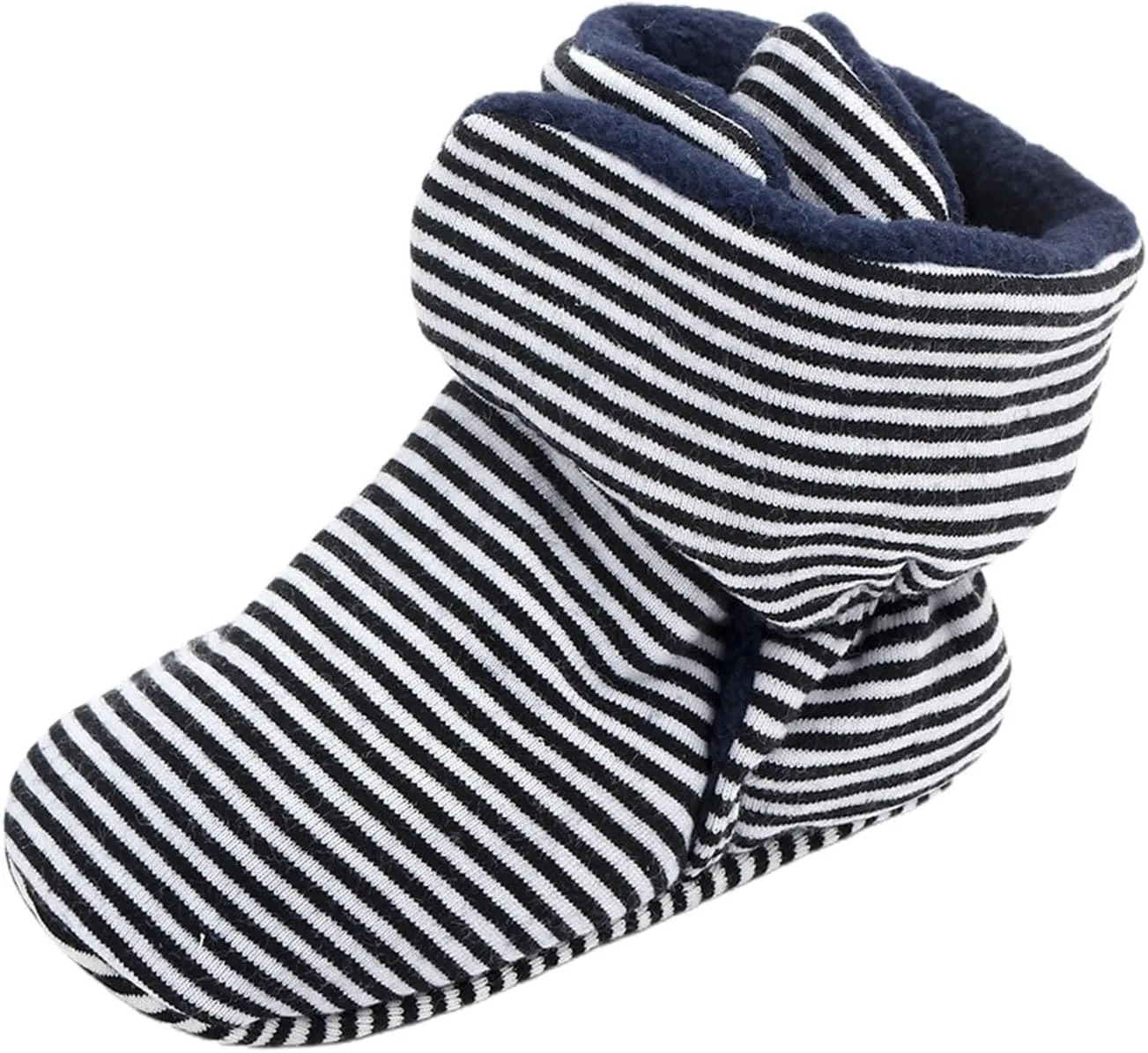 Toddler Baby Shoes Socks Solid Color Patchwork Knitted Plush Baby Socks Shoes for 0 to Infant Shoes Boys 6-12 Months