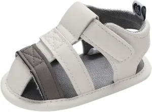 Toddler Boy Canvas Shoes Soft Baby Single Sole Sandals Splicing Prewalker Shoes Boy Infant Baby Baby Sport