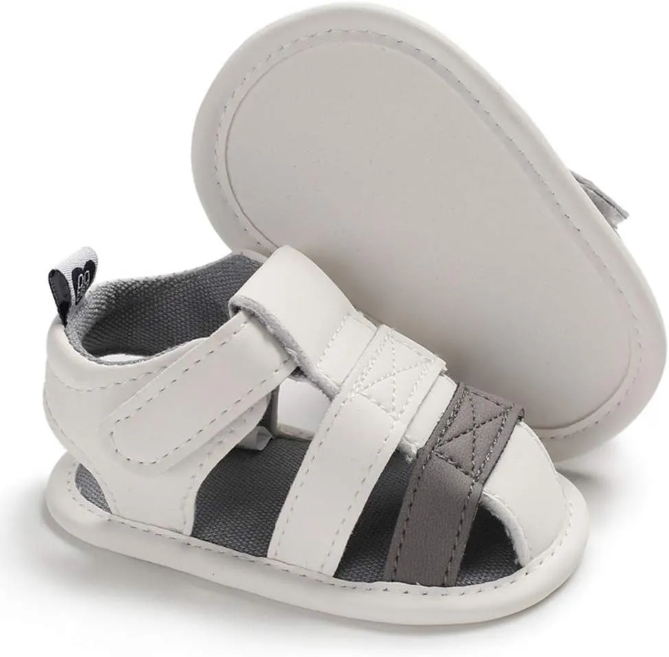 Toddler Boy Canvas Shoes Soft Baby Single Sole Sandals Splicing Prewalker Shoes Boy Infant Baby Baby Sport