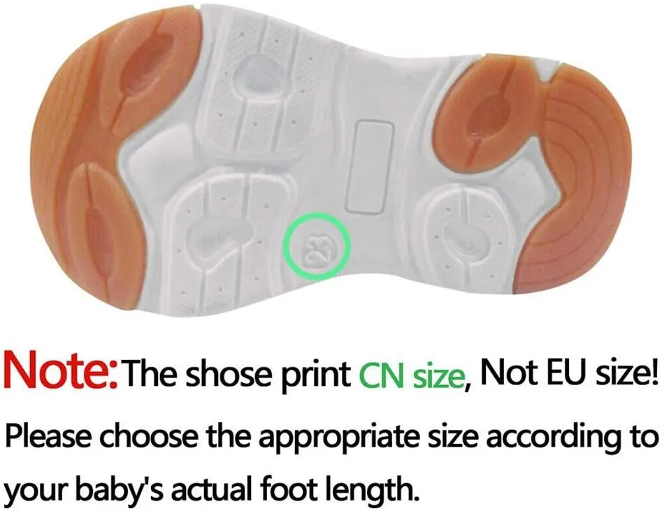 Toddler Boy Slip on Soft Baby Boys Rubber Sole Girls Anti-Slip Walkers Shoes Sneaker Size 12 Toddler Shoes