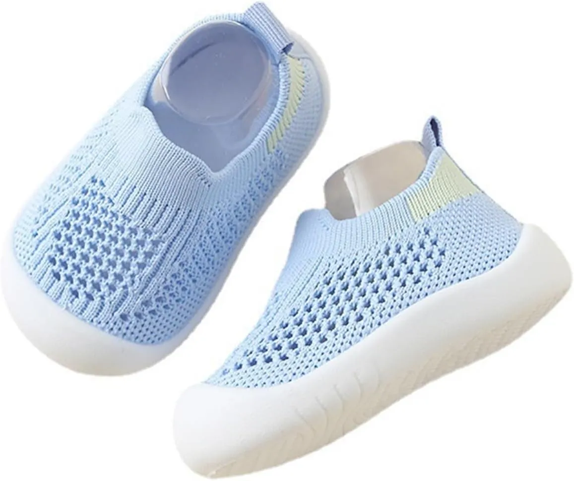 Toddler Boys Girls Shoes Baby Sock Shoes Non-Slip Breathable Sneakers Lightweight Mesh on Floor Slipper