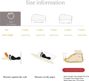 Toddler Boys Girls Winter Warm Plush Slipper Light-weight Soft Home Sneakers Anti-slip House Shoes