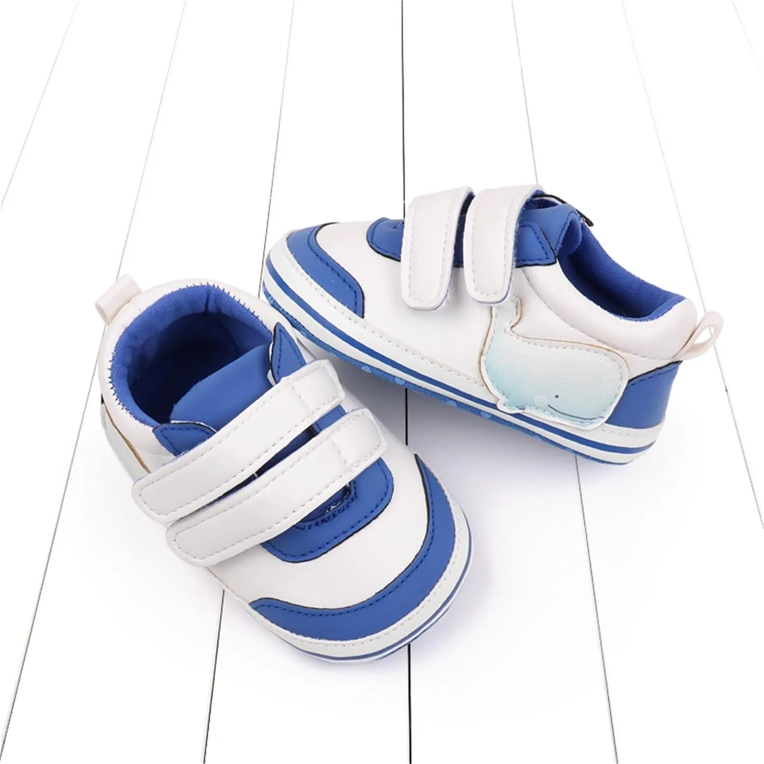 Toddler Boys Shoes Baby Soft Sole Patchwork Sneaker Kid Breathable Hook Loop Non Slip Walking Floor Casual Shoes