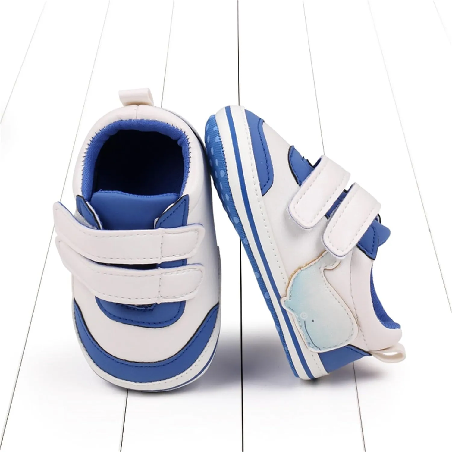 Toddler Boys Shoes Baby Soft Sole Patchwork Sneaker Kid Breathable Hook Loop Non Slip Walking Floor Casual Shoes