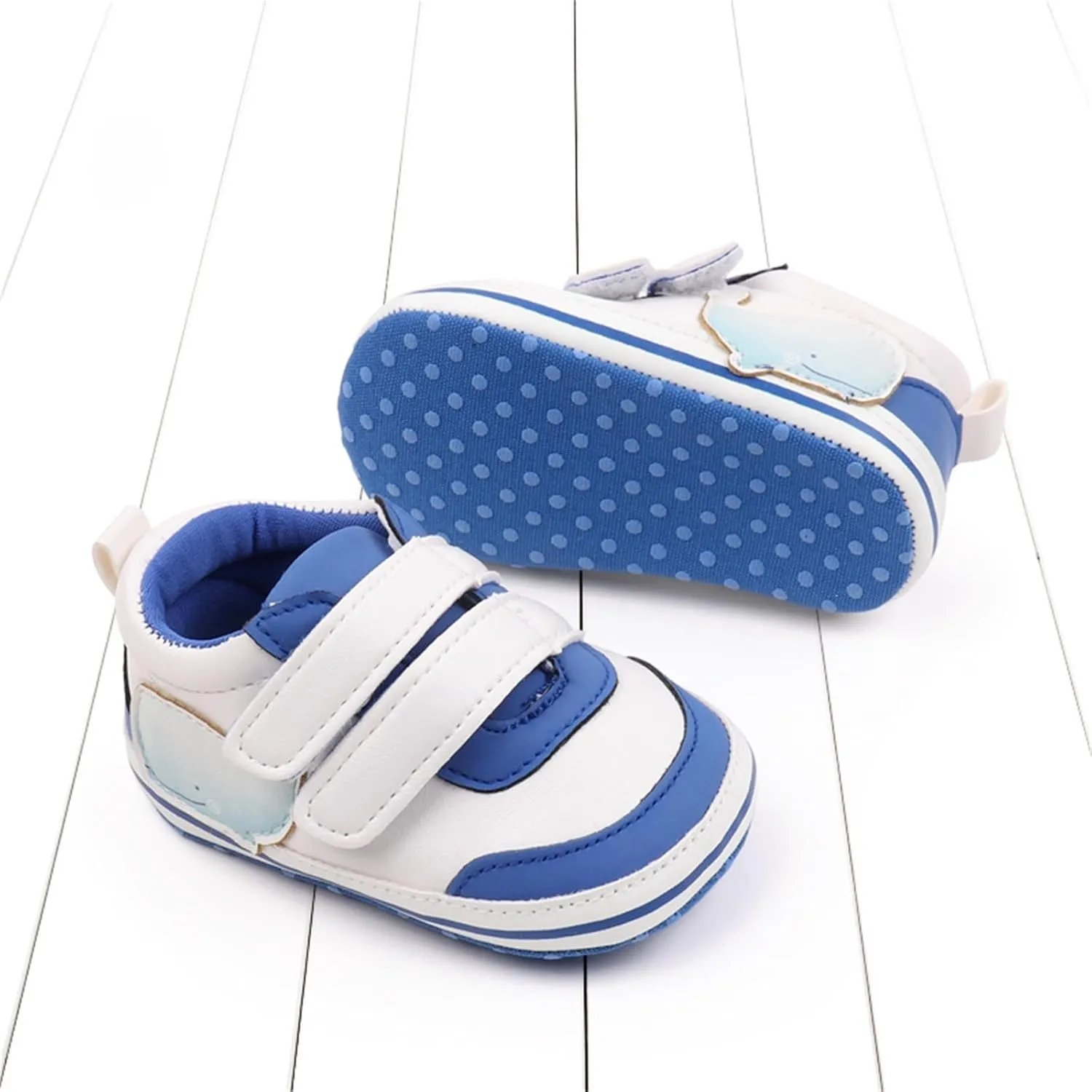 Toddler Boys Shoes Baby Soft Sole Patchwork Sneaker Kid Breathable Hook Loop Non Slip Walking Floor Casual Shoes