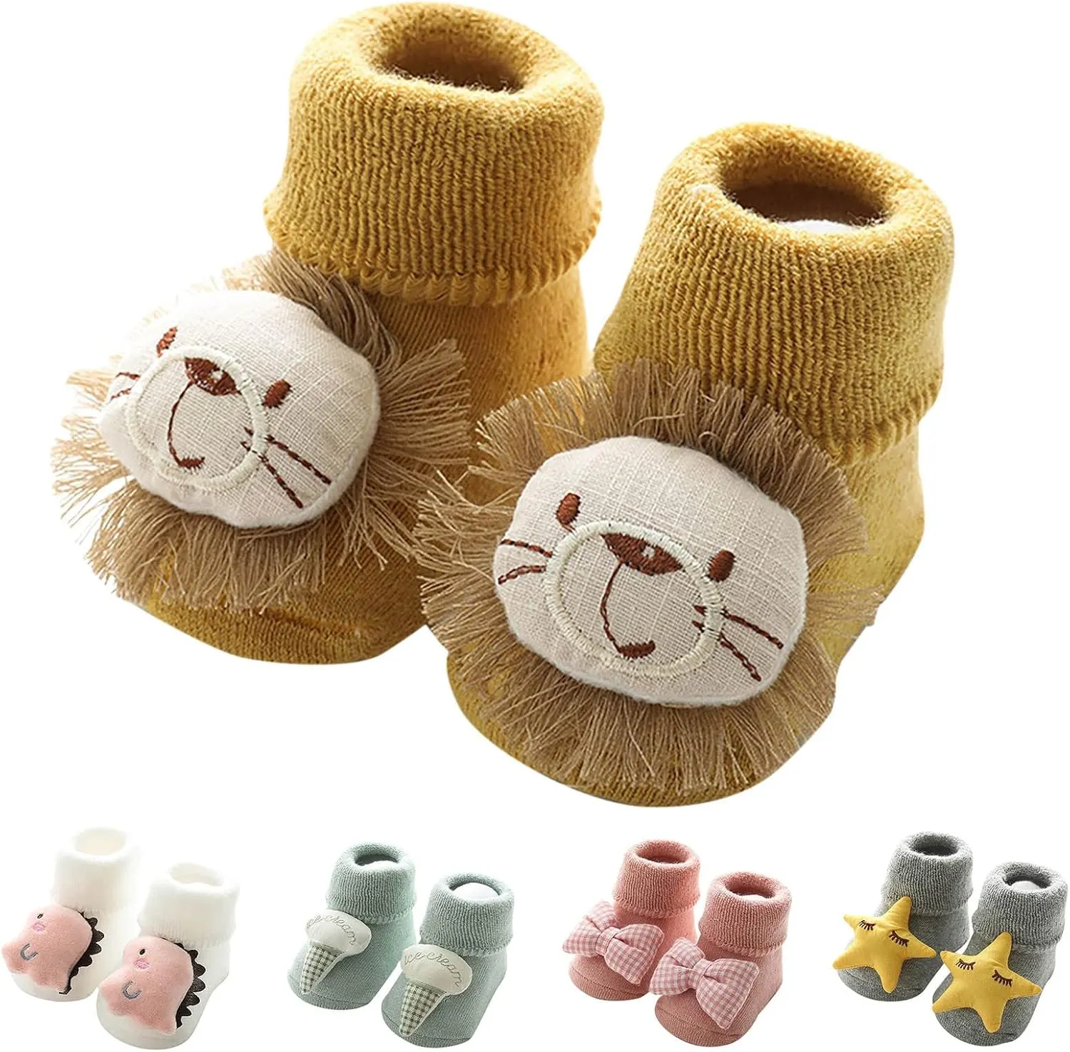 Toddler Cute Cartoon Socks Shoes Soft and Non Slip Soles Warm and Comfortable Shoes Baby Shoes Baby Walking Shoes