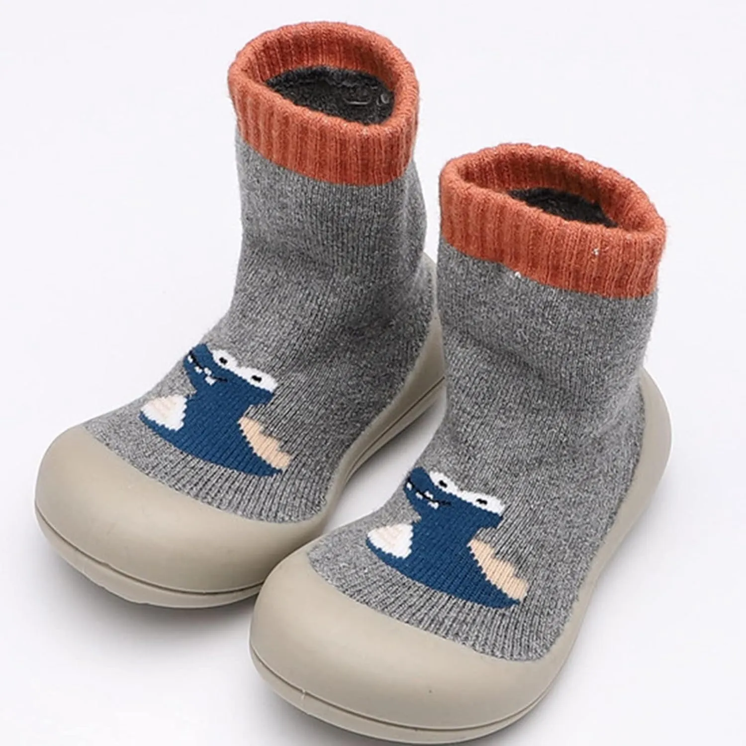 Toddler Cute Cartoon Socks Shoes Warm Baby Soft Sole Shoes Winter Baby Shoes Baby Sock Shoes Baby Walking Shoes