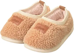 Toddler Girl Cute Shoes Childrens Girl Cotton Shoes Solid Color Fashion Soft Sole Winter Soft Bottom Walking Shoes
