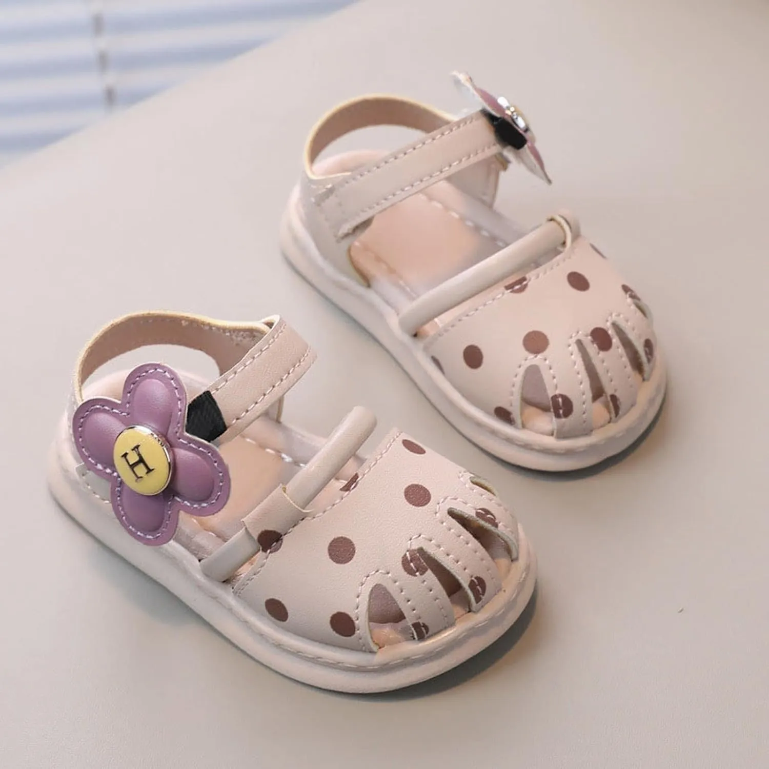 Toddler Girl Sandals Shoes Breathable Shoe Dew Toe Shoe Bag Head Sandals Girl Sandals Baby Soft Shoe Covers Sandals
